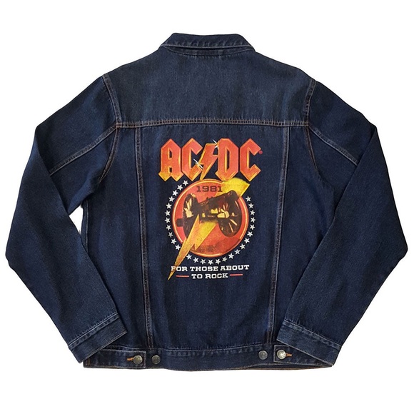 AC/DC DENIM JACKET XL - Picture 2 of 4